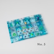 < YURIKO ETO > ポーチ - blue