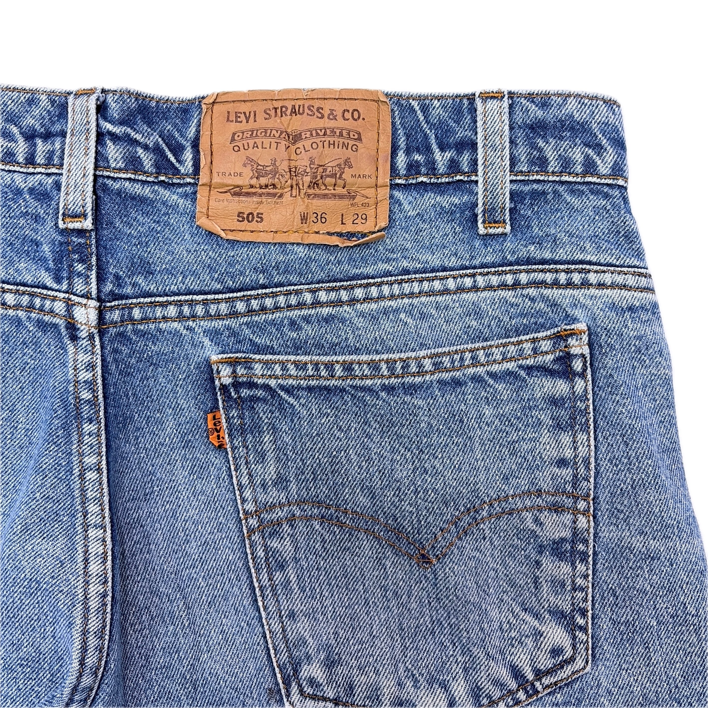 90s LEVIS リーバイス 505 デニム パンツ テーパード ストレート