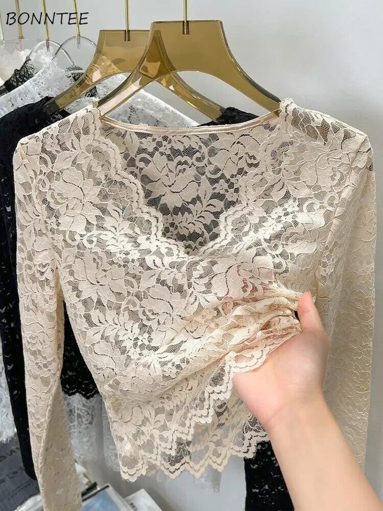 【新作】【送料無料】 長袖 Tシャツ女性の新作春作物スリムシンプルな花柄ヴィンテージデザインのセクシーなエレガントなレディースオールマッチ成熟した薄手のトップス 0239643501268
