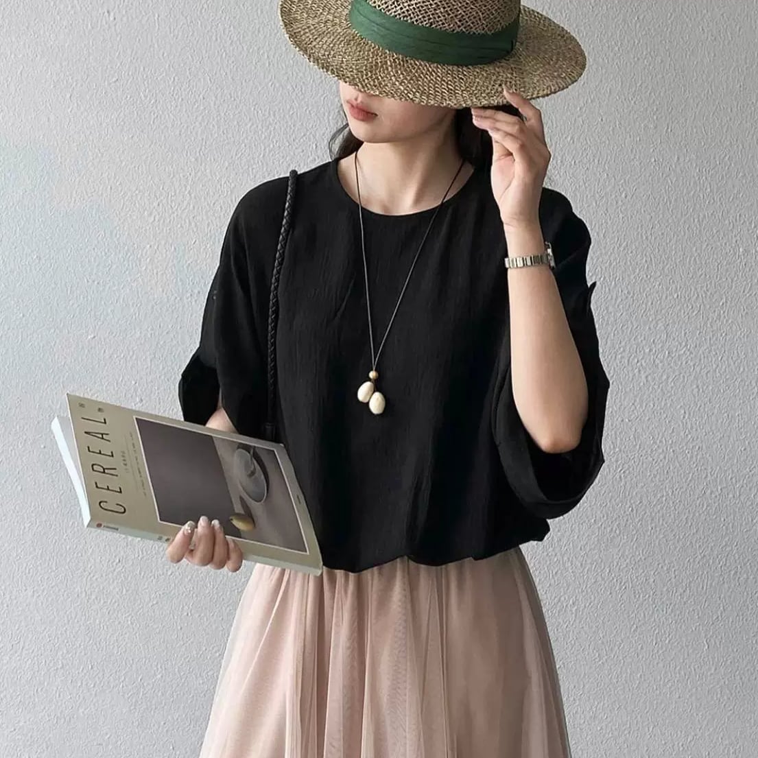 drape sleeve blouse 14485