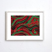 A Tribe Called Quest Pattern｜ストリートカルチャーを纏うパターンアートポスター｜都会的センスが光るスタイリッシュインテリアA4ポスター