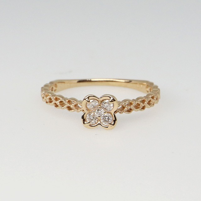 K18ピンクゴールド お花モチーフリング | fef ～ エフイーエフ ～ 