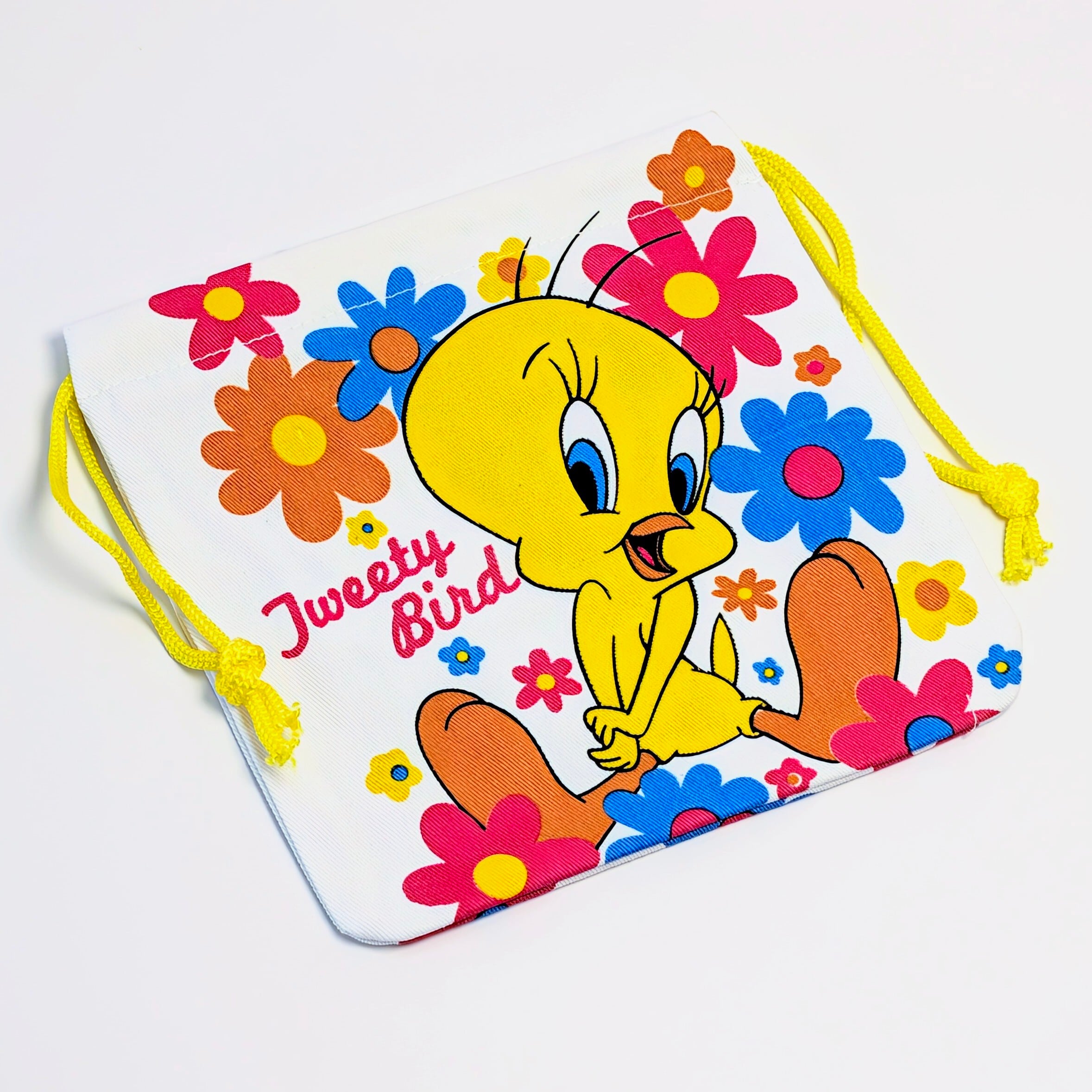 ✨️可愛すぎて何枚も欲しい♡✨️アメリカンキャラクターPURSE【 Looney Tunes(ルーニー・テューンズ)】 トゥイーティー / 巾着袋 〚アメリカン雑貨 アメトイ〛