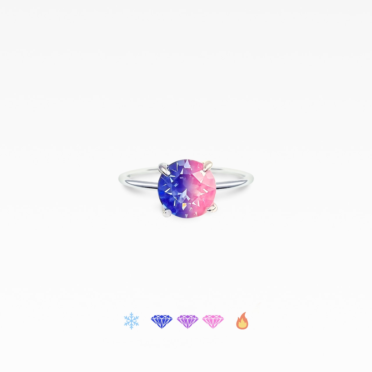 リング 夜桜 Round0606 Silver