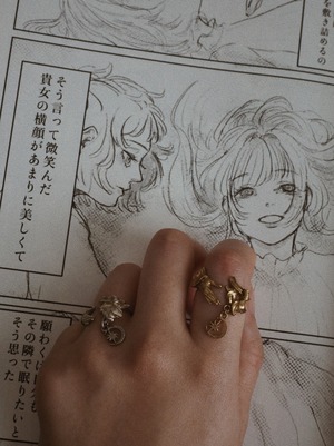 白百合のリング　シルバー【星屑即納品】