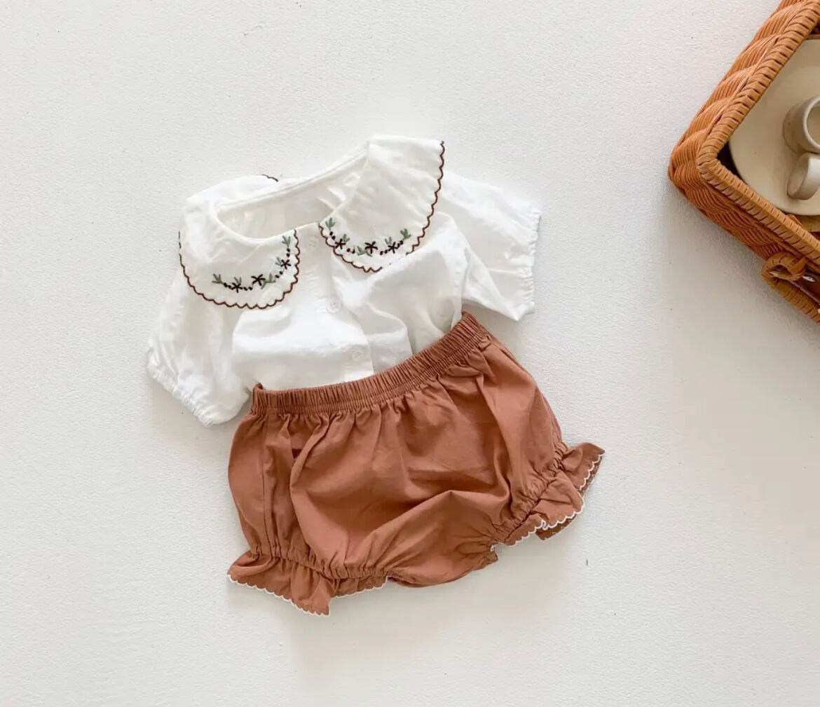 ブラウス&パンツセット