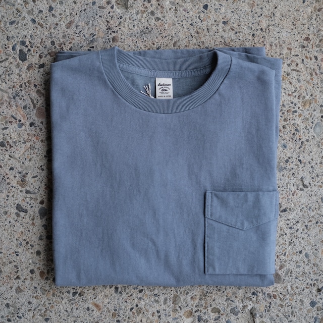 【Jackman】Dotsume Pocket T-shirt　Wolf Gray