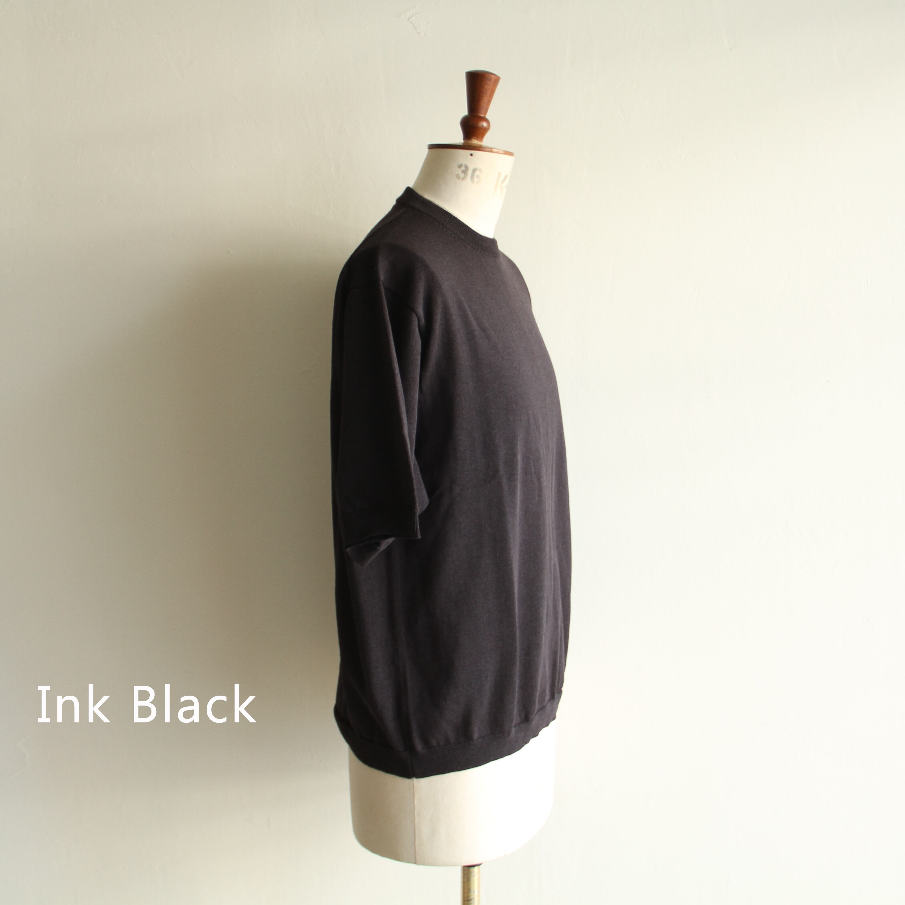 STILL BY HAND Half sleeve knit t-shirt | Terminal