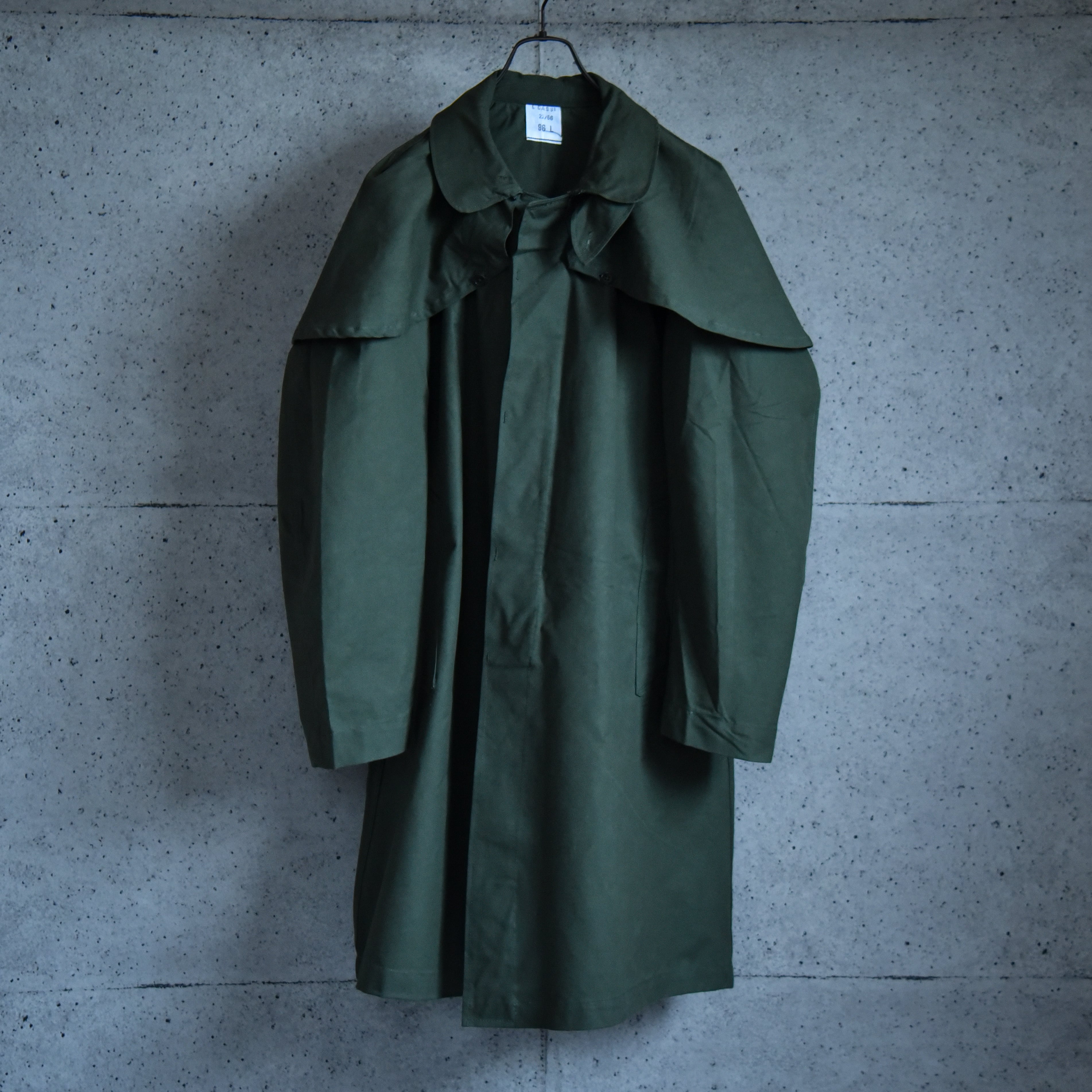 French military dead stock cape coat