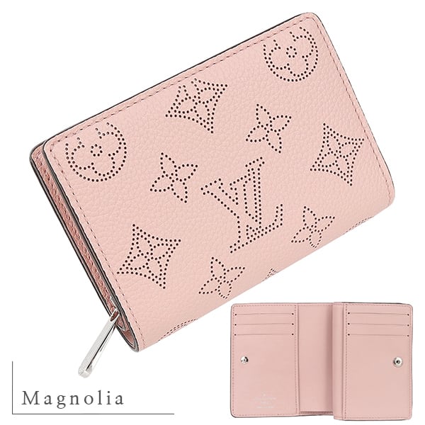 【美品】ルイヴィトン マヒナ ポルトフォイユクレア 二つ折り財布 M80629 New LOUIS VUITTON ルイヴィトン ポルトフォイユ・クレア モノグラム