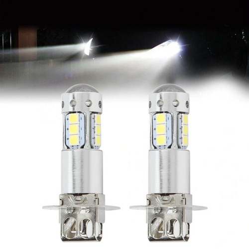 フォグランプ LED ホワイト 6000K H1/H3 12V DC 2個セット