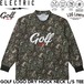 ELECTRIC GOLF エレクトリック ゴルフ GOLF LOGO DRY MOCK NECK L/S TEE - TREECAMO ドライ素材 長袖Tシャツ モックネック メンズ レディース ゴルフウェア EG26ST11 26SP 日本代理店正規品