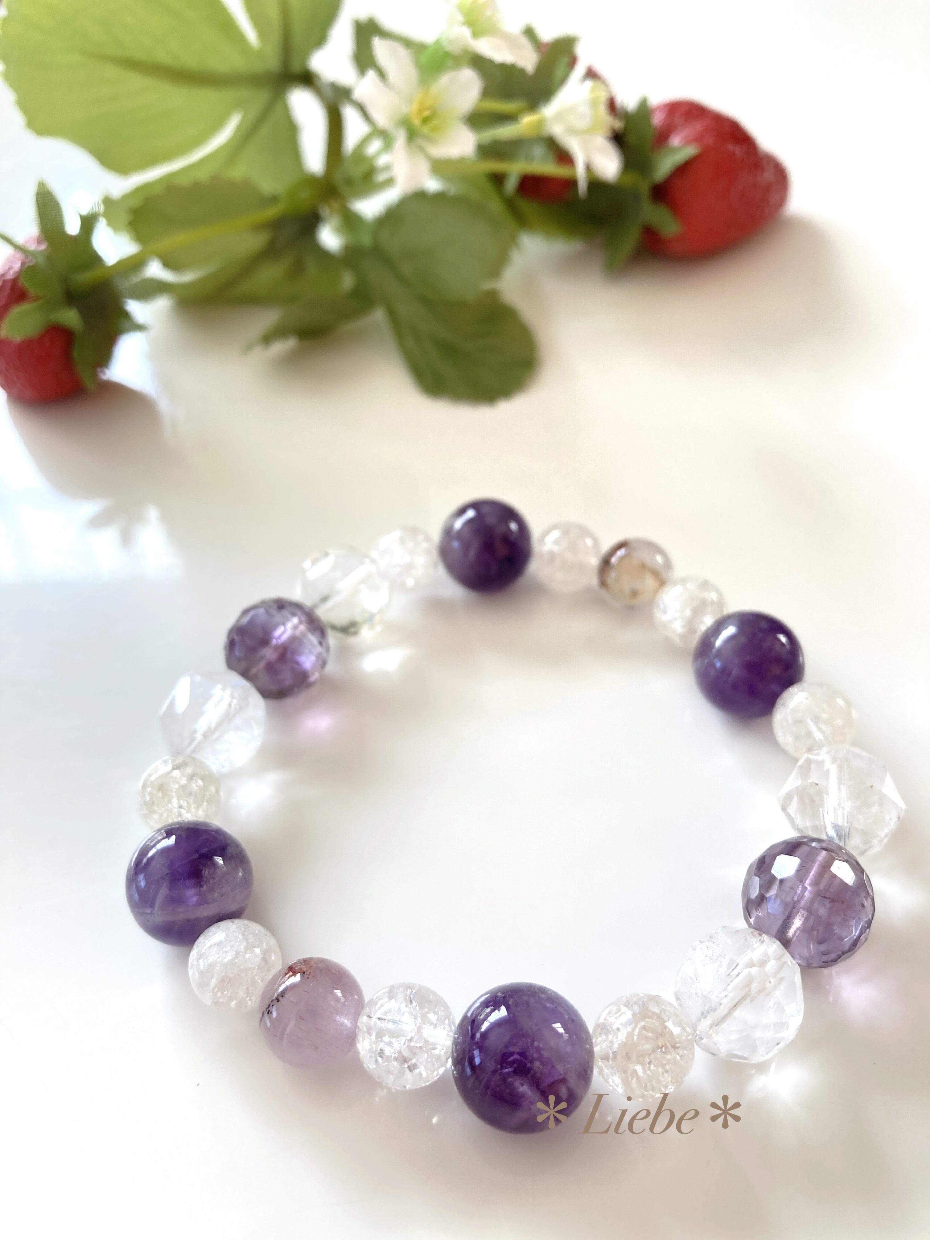 ❤︎天然石フェアリーブレスレット❤︎癒し祈願❤︎ | ＊Liebe＊