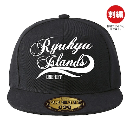 Ryukyu Islands Logo cap【Black】