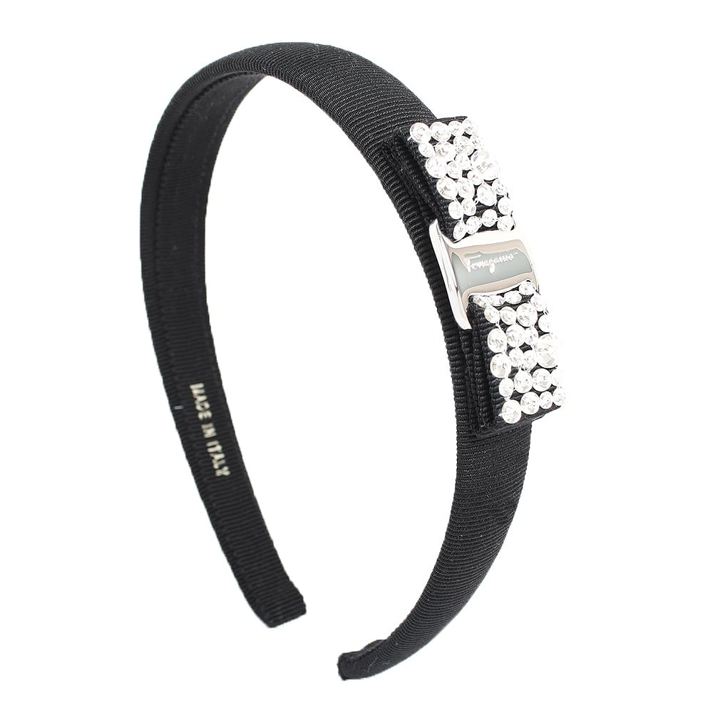 フェラガモ FERRAGAMO カチューシャ 347581-713034 レディース ヴァラリボン ビジュー VARA NERO ブラック フェラガモ FERRAGAMO カチューシャ 347581-713034 レディース ヴァラ