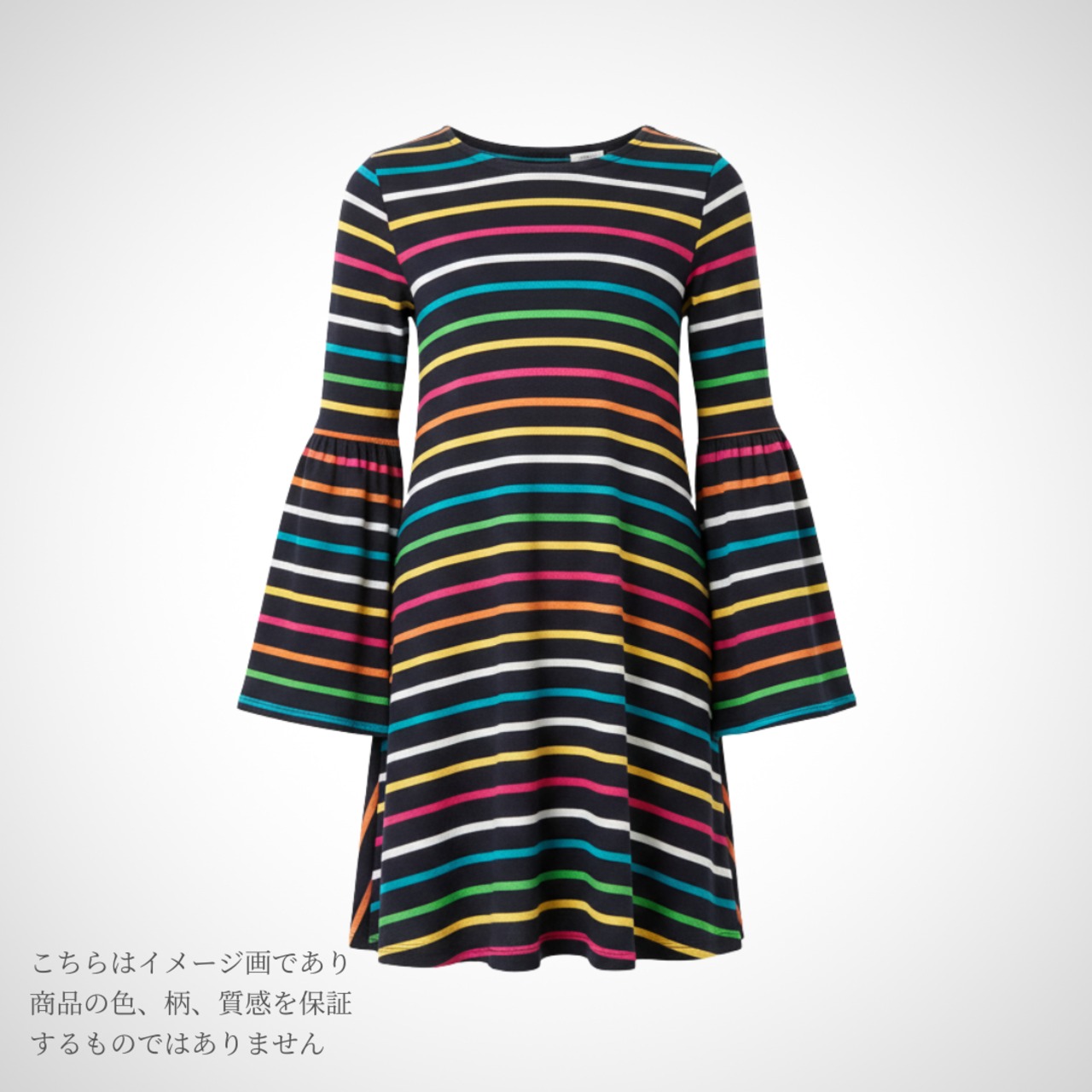 綿ポリ混特殊ドットボーダーニット生地-2m-curl tricot　KX/200H6800