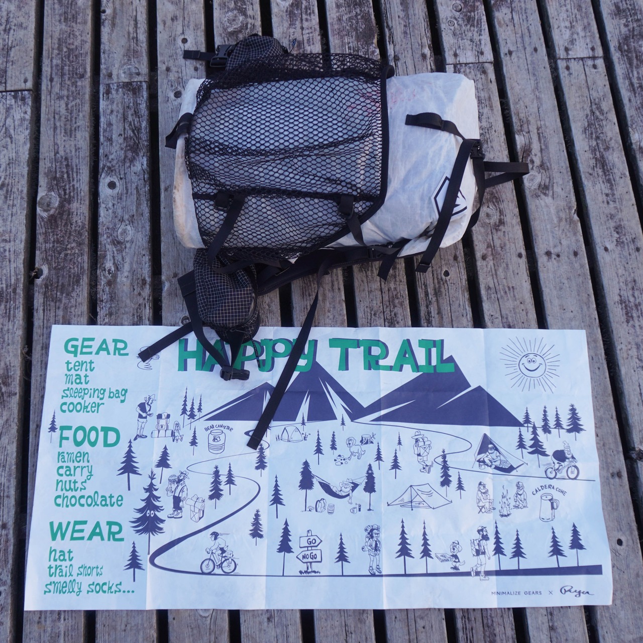 "HAPPY TRAIL" MINIタイベック