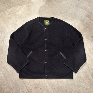 AIGLE BLACK FLEECE CARDIGAN OLD MODEL