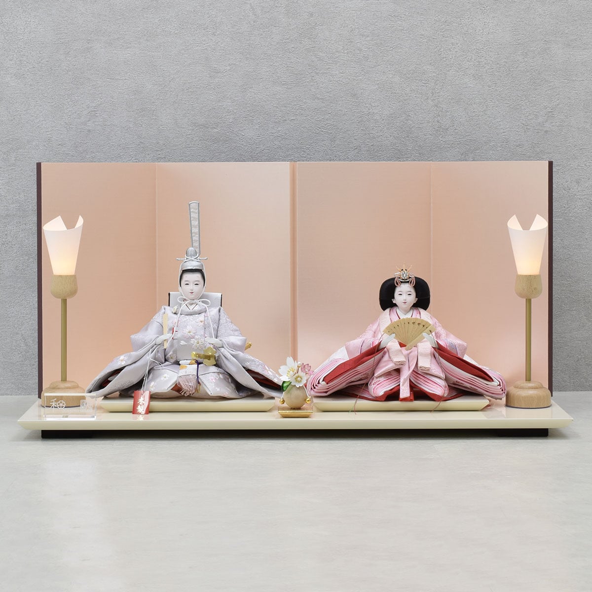 雛人形 親王飾り【凛桜】Rio｜おしゃれ｜モダン｜かわいい