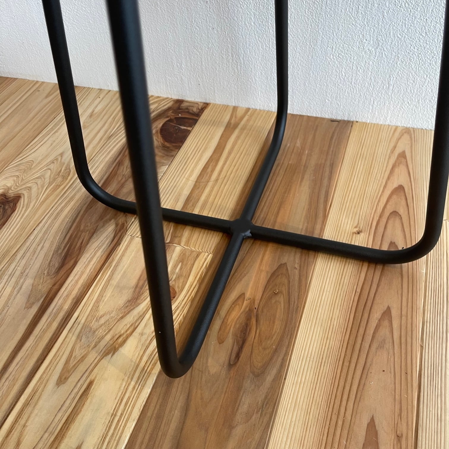 ピアスツール420 布張【FCO-1363-N FB-A】 丸スツール アイアン