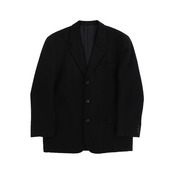 田中オム期 コムデギャルソンオム 縮絨3B テーラードジャケット ブラック 90's vintage comme des garçons homme 田中オム ウール縮絨 3B