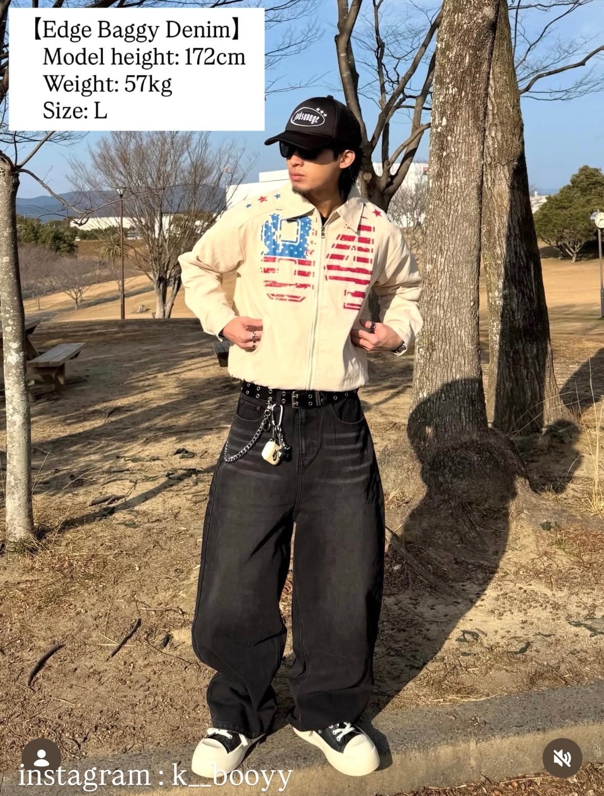 Sqoud sqoudデニム Corduroy Baggy Pants BLACK K107911027 - パンツ