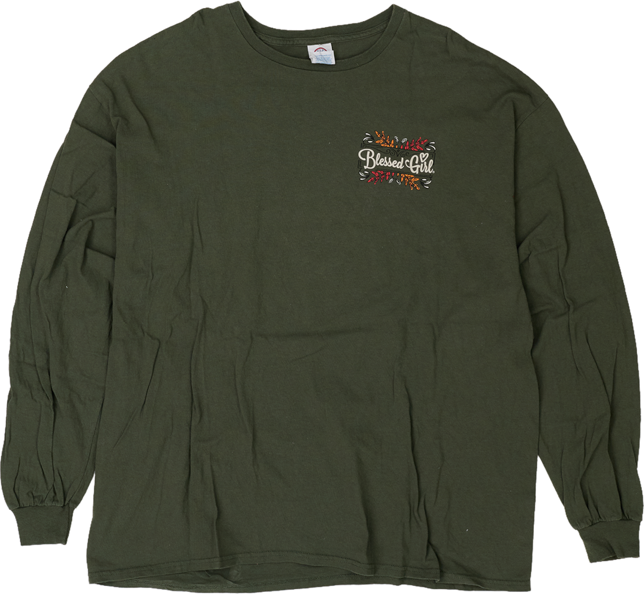 古着 MYSTIC SKULL DESIGN-ロングスリーブTシャツ