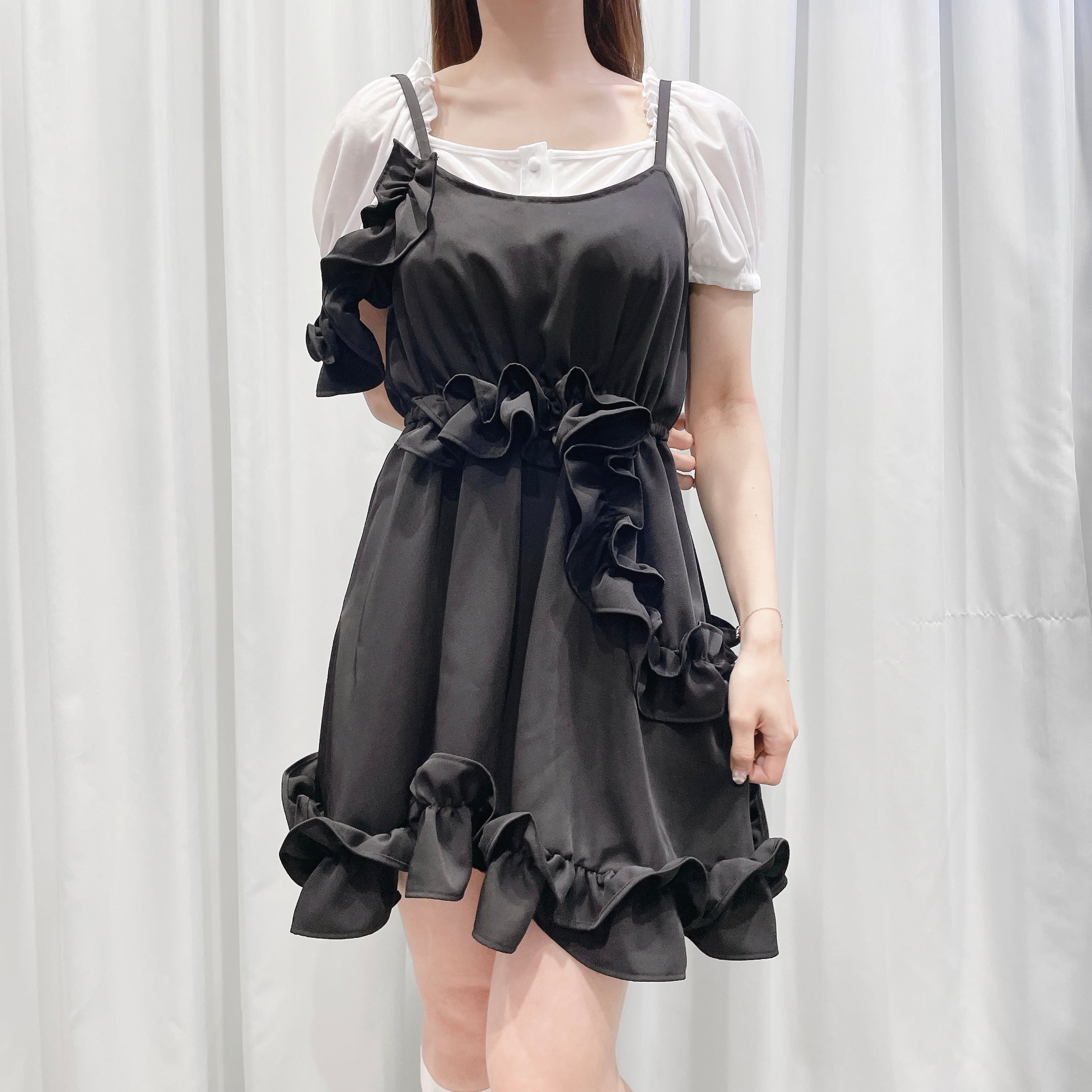 LITTLE】ランダムフリルキャミドレス | lilLilly official webstore
