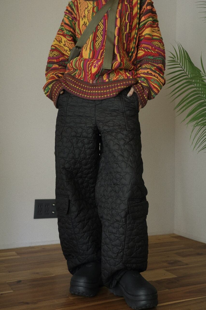 スターキルティングパンツ/ブラック | osrsofficial