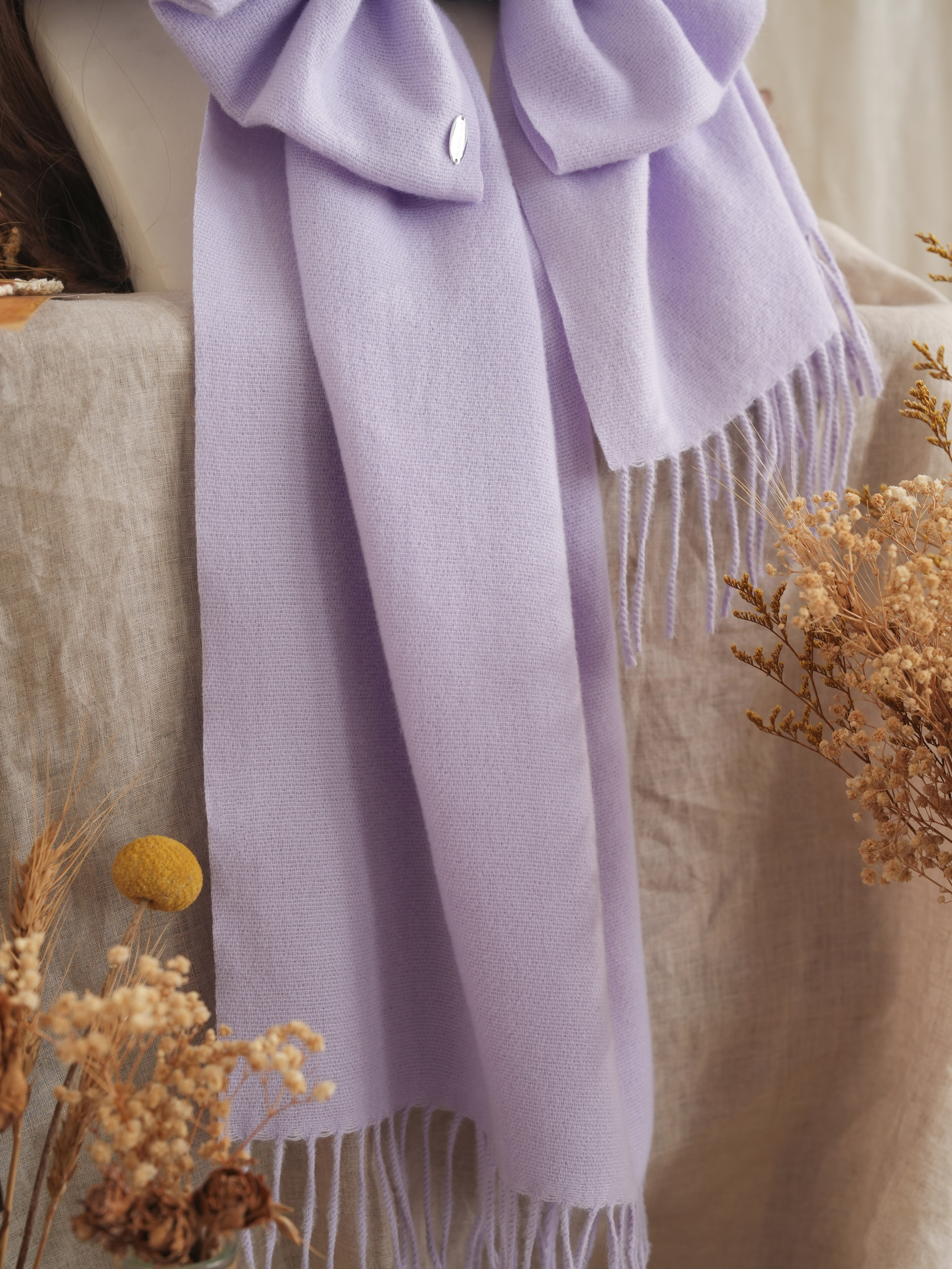 アイシング・フリル ラッピングリボンマフラー | HoshibakoWorks