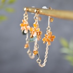 咲き零れる金木犀 | Osmanthus Flower Earrings