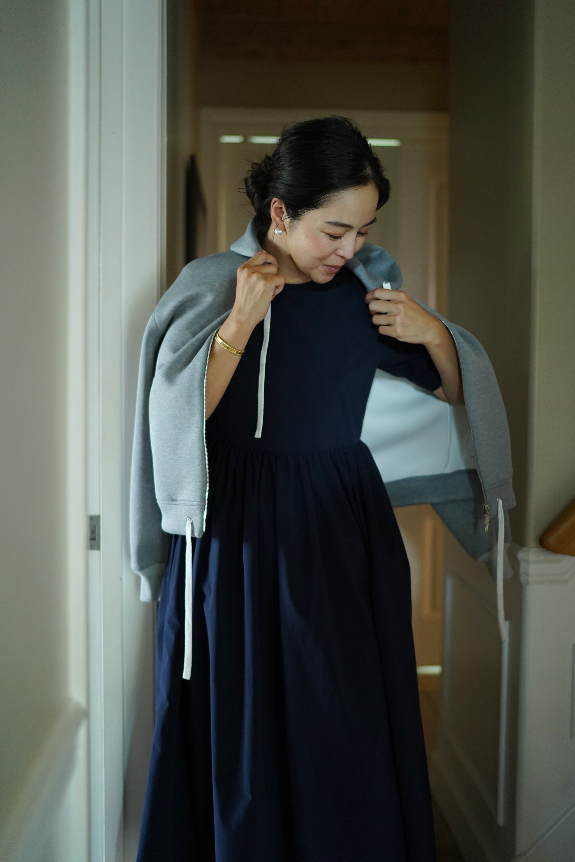 EVERYDAY DRESS 23 long ネイビー 数量限定 | THE9SHOP 