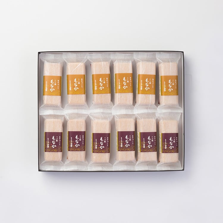 お手づくりもなか（箱詰 12個入［こしあん6個／つぶあん6個