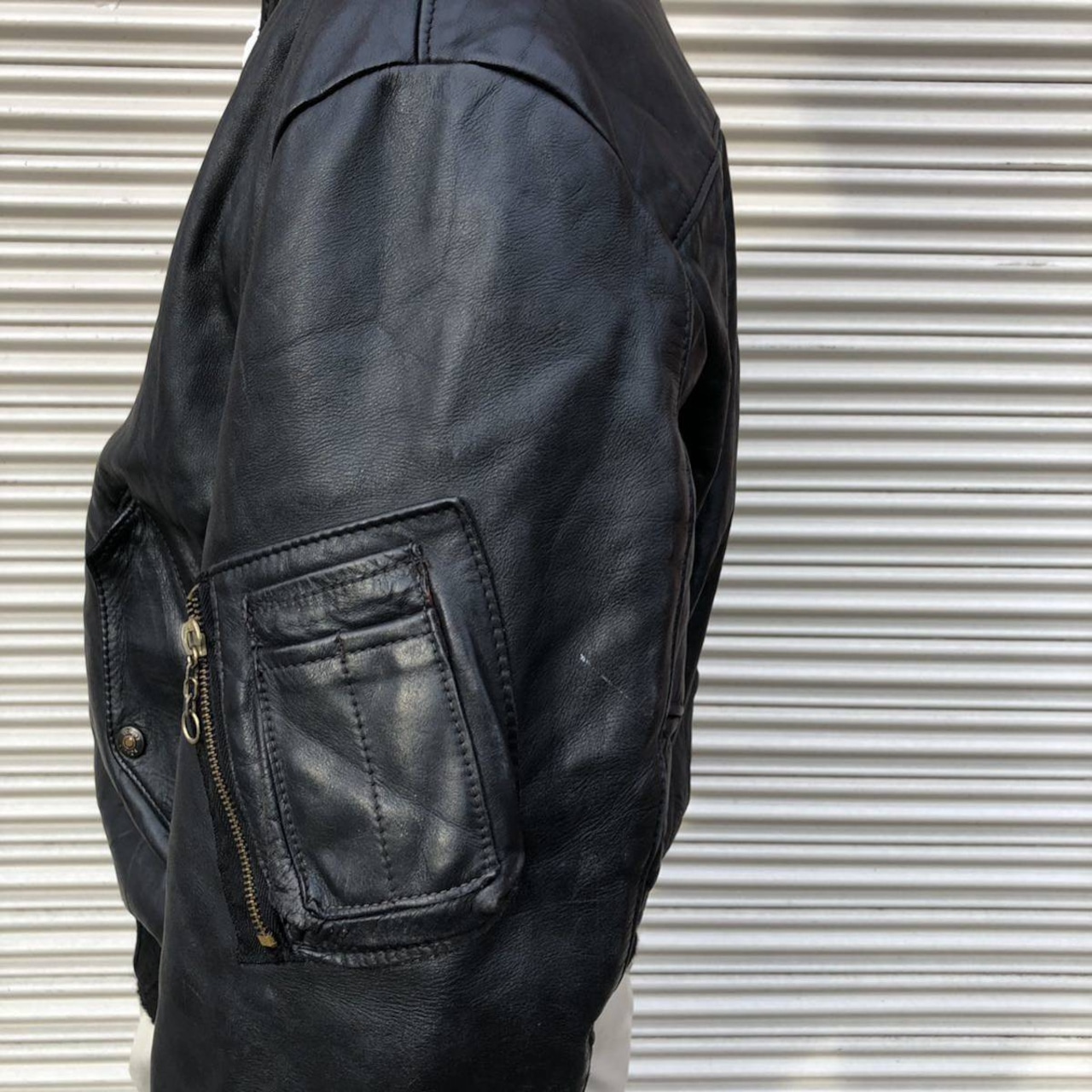 希少な44サイズ USA製 Schott ショット 127 MA-1 レザージャケット 