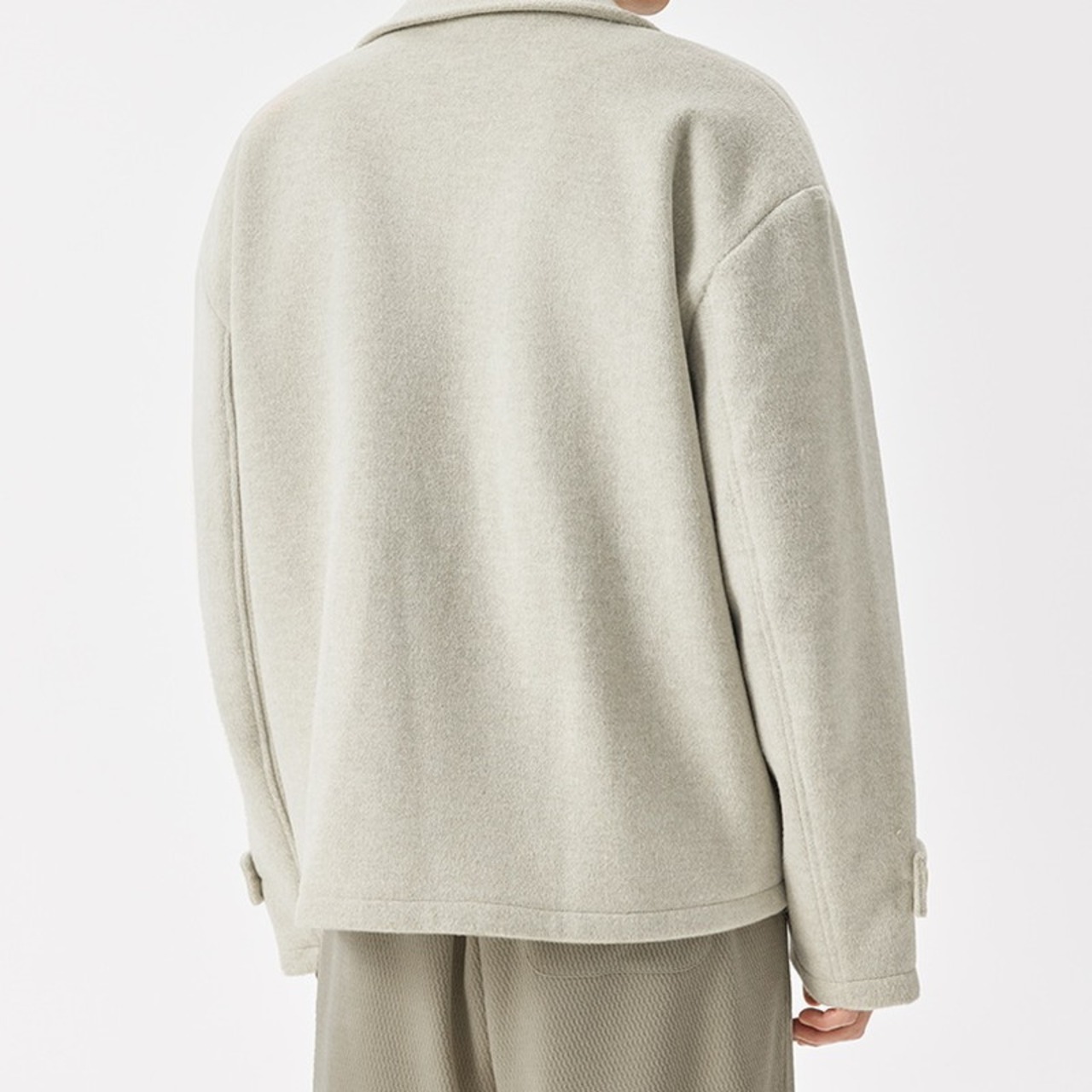 ゆったりカジュアルダブルショートジャケット　952