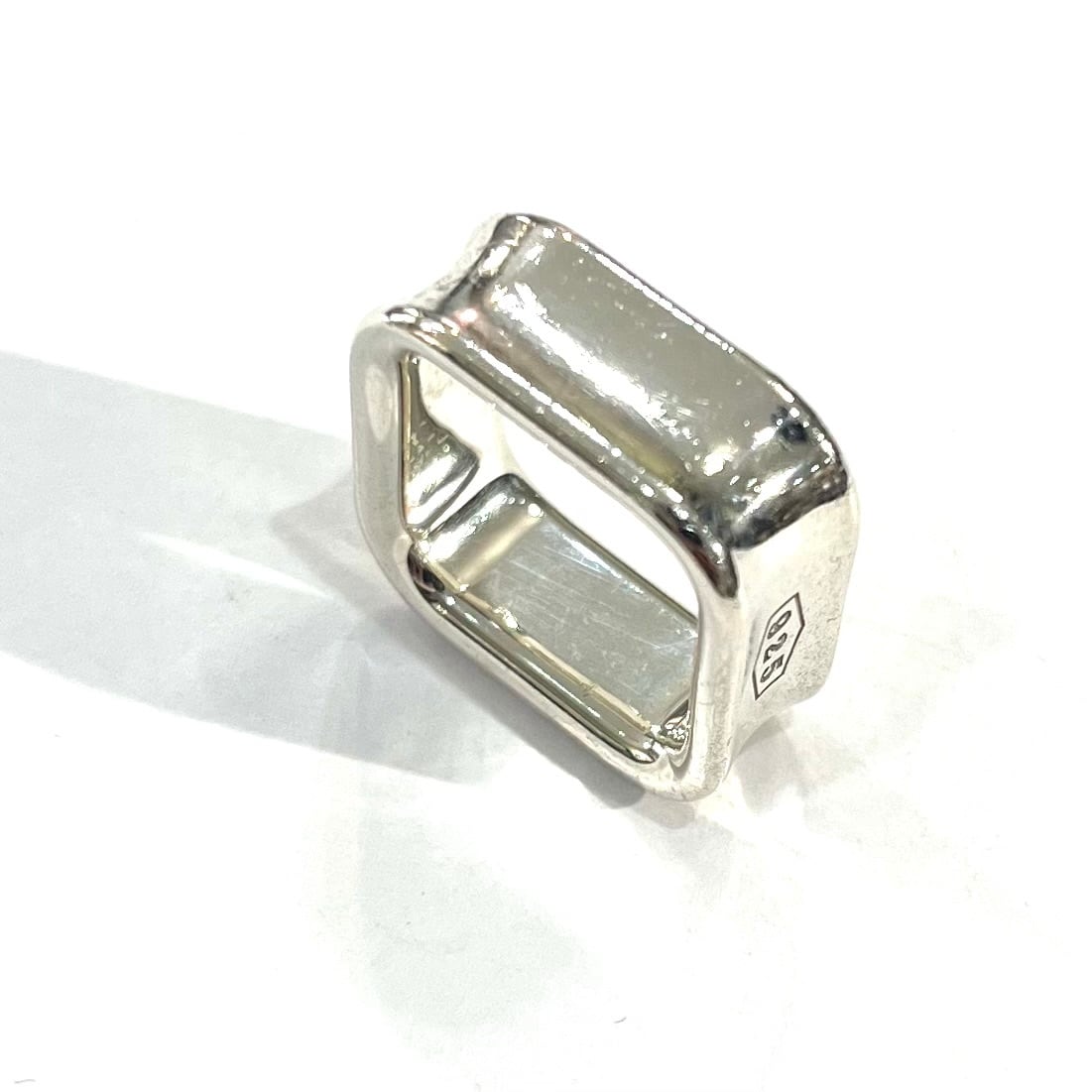 TIFFANY&CO.】【9-10号】2644 T&CO 1837 スクエアリング／シルバー925