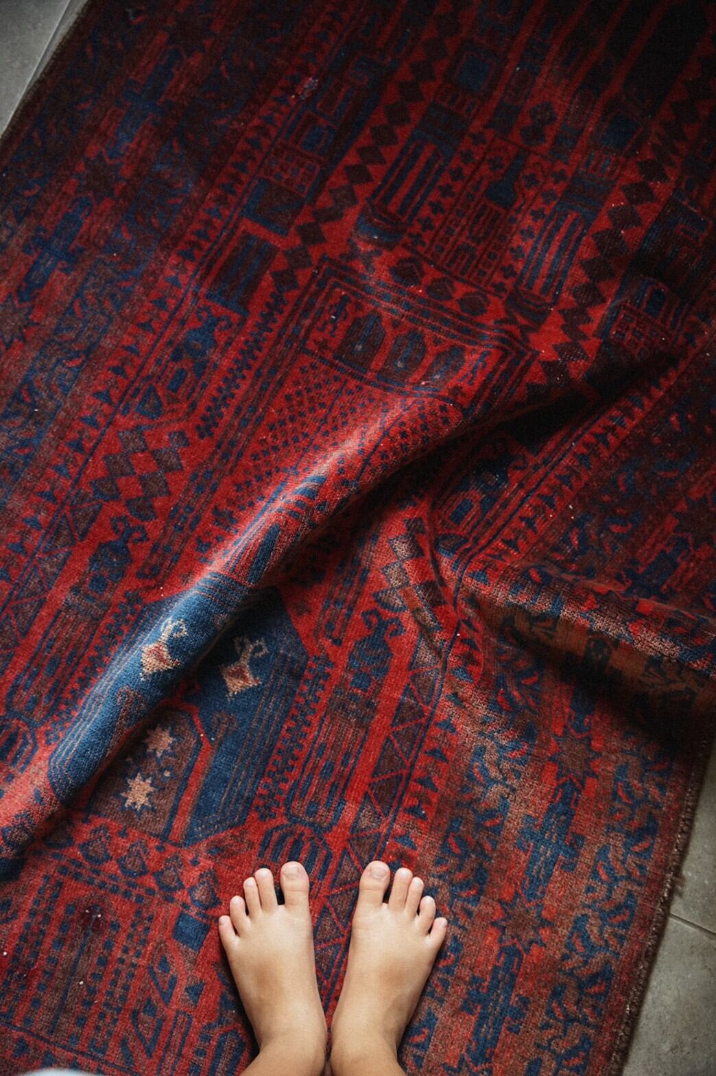 076 - Semi Antique baluch rug