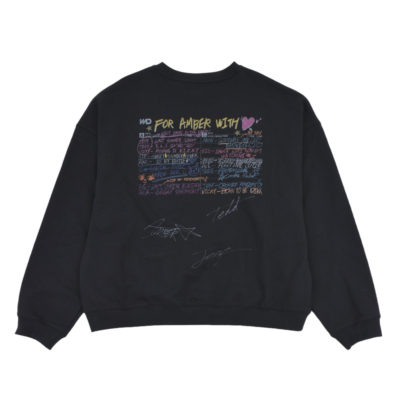【WE11DONE】BLACK CASSETTE SWEATSHIRT - 2