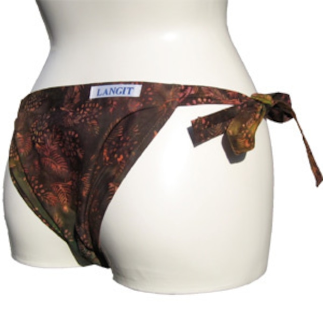 女性用 もっこふんどし 台形型 03 バティックのlangit 女性用 もっこふんどし 台形型 03 バティックのlangit