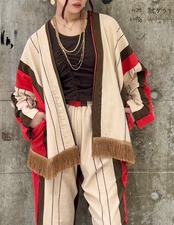 【STEVIE 】PILE STRIPE GOWN