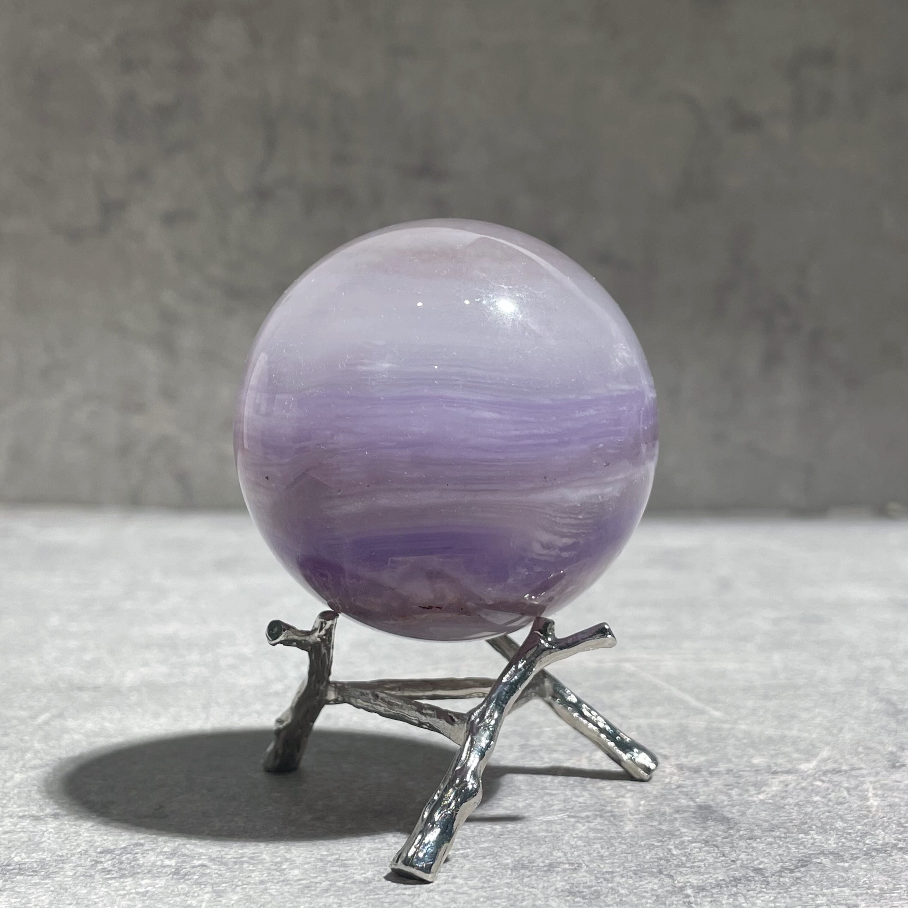 シルキーフローライト スフィア04◇ Silky Fluorite ◇天然石・鉱物・パワーストーン