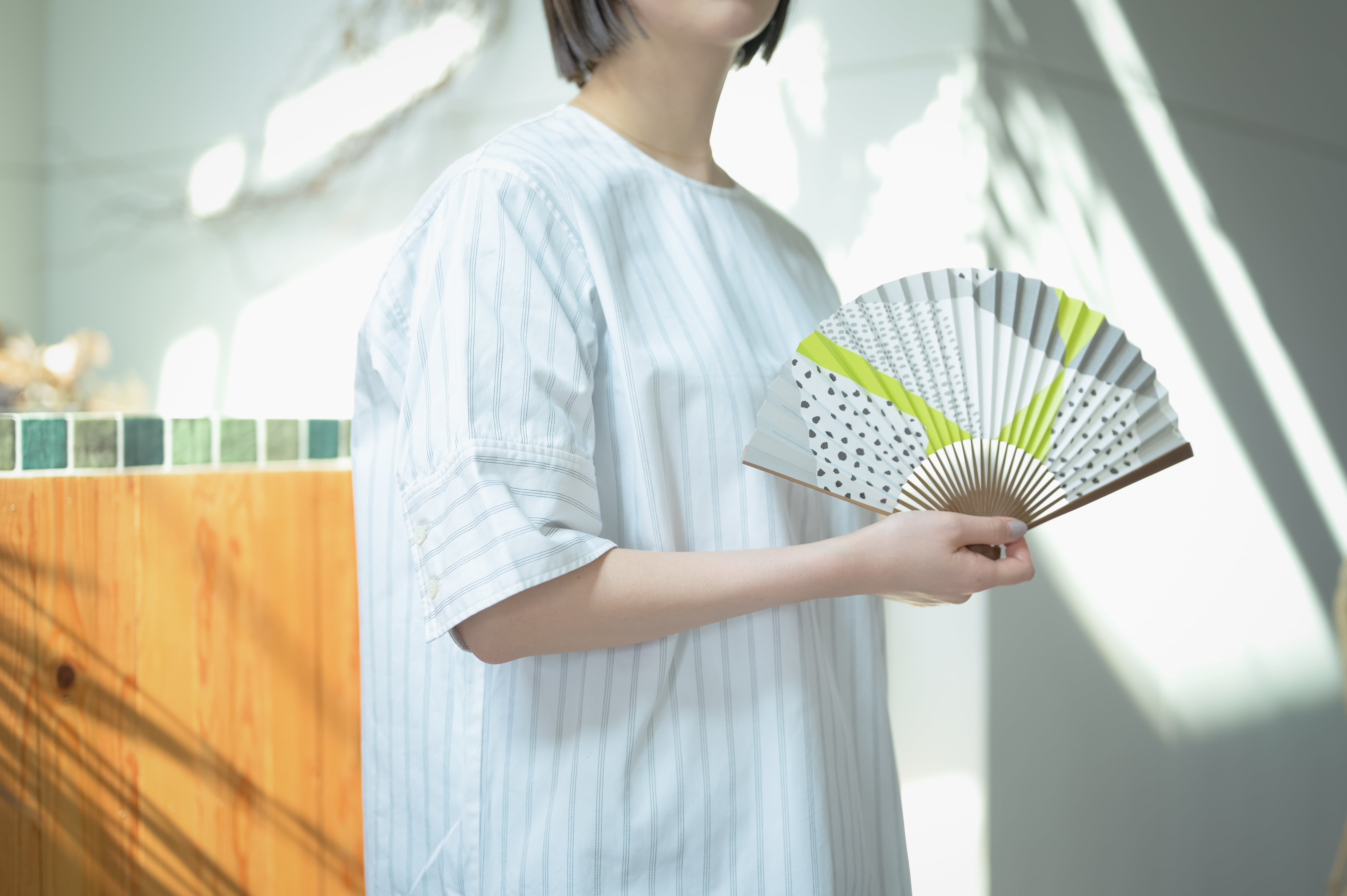 Women's] UMO#3 若草 Wakakusa 扇子 | /fan/fun