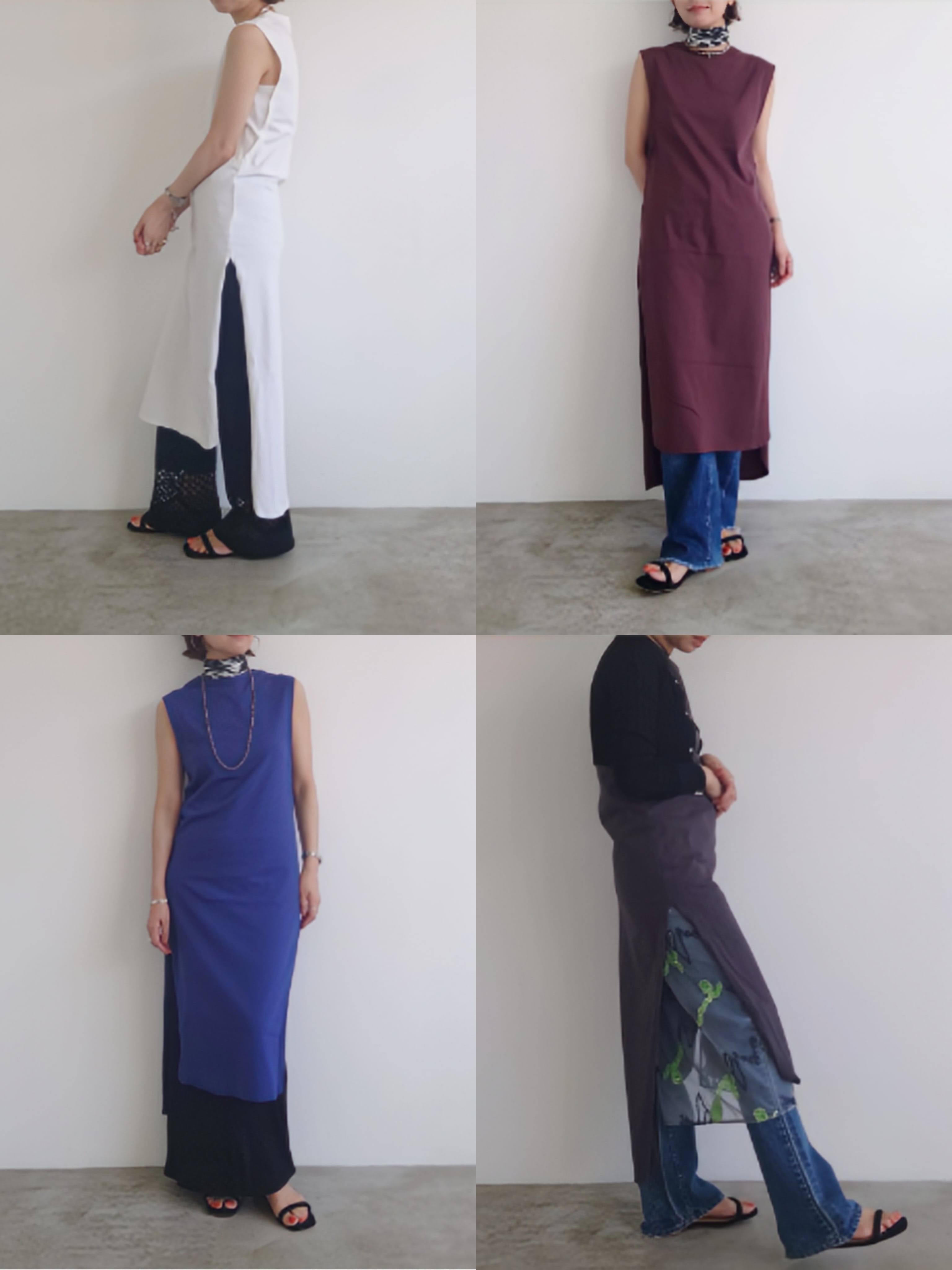 OPEN SESAME CLUB】durian long skirt greige | LIKE FOR LIKE