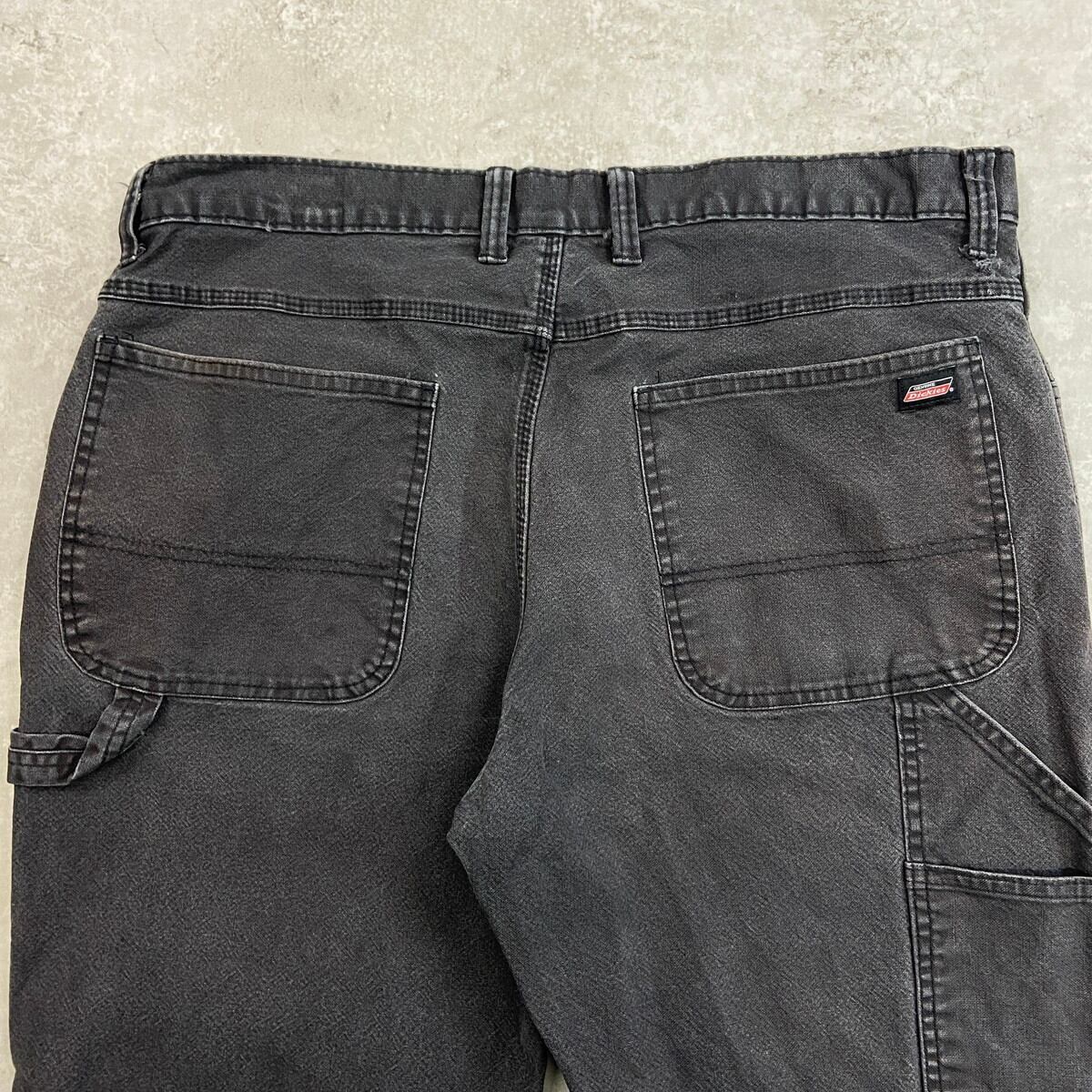 GENUINE Dickies ディッキーズ ダック地 ペインターパンツ メンズW37