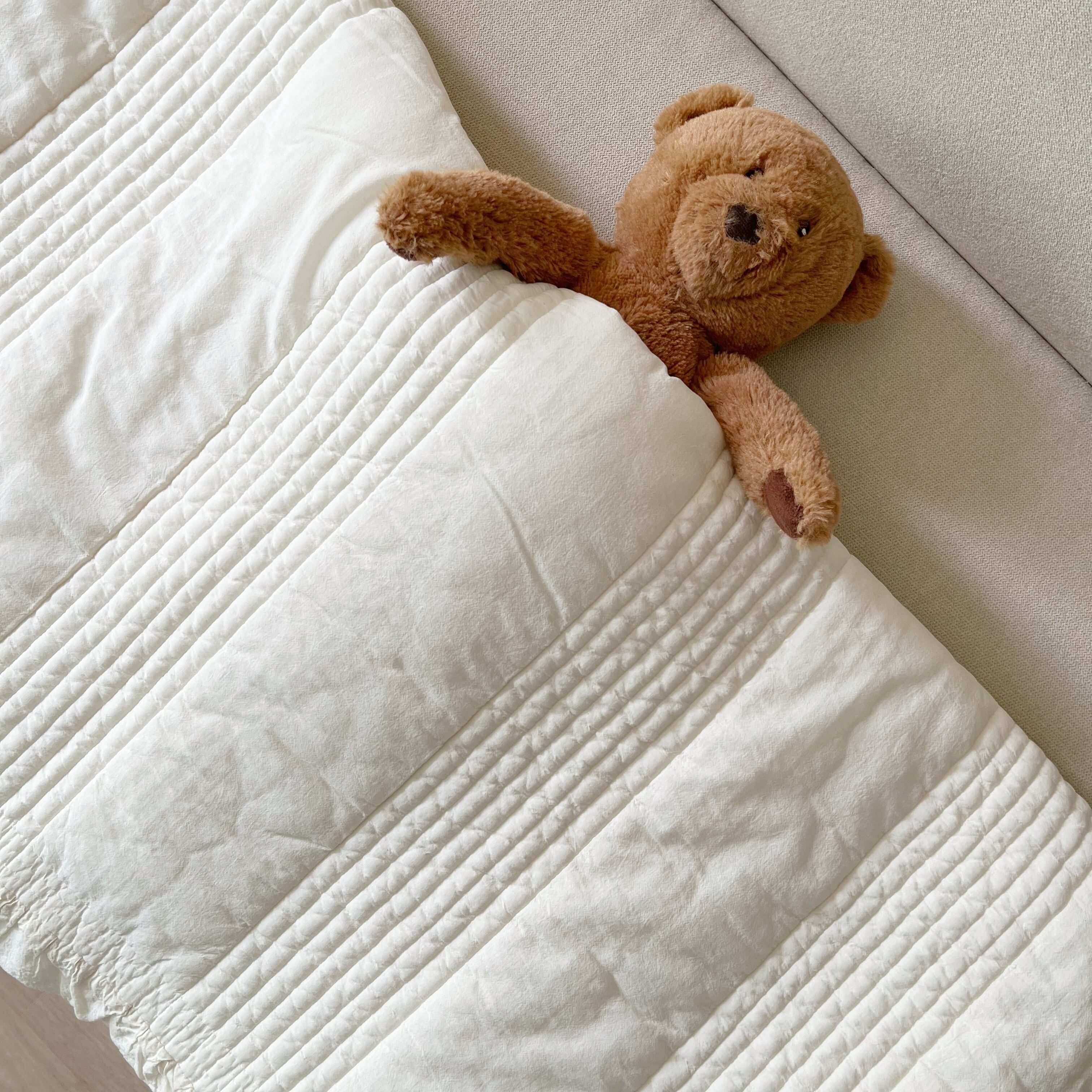 新品 韓国 イブル 160×210 （±5cm） ストライプ柄フリル付き 楽天市場