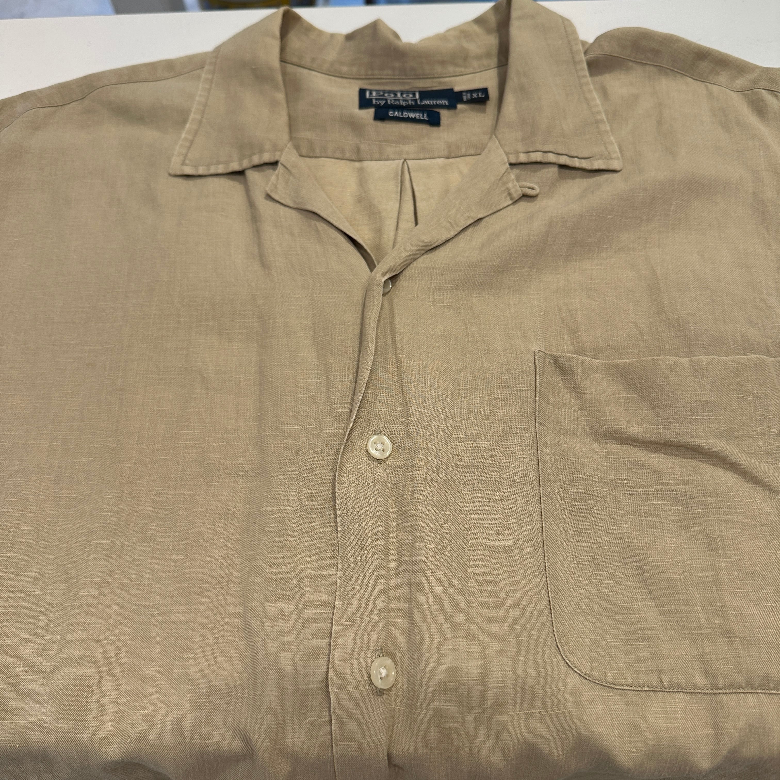 RALPH LAUREN CALDWELL LINEN/SILK SHIRT | safarionline
