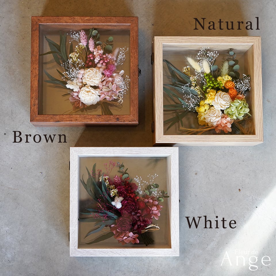 ガラスフレーム ヌーヴォー【プリザーブドフラワー】 | Fleur de