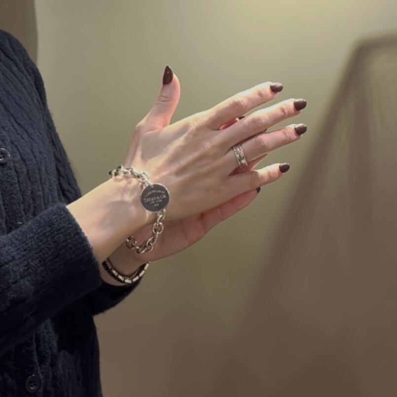 yamamoto 【Tiffany & Co. 】ティファニーブレスレット ティファニー 1837™ ダブル ロック ブレスレット スターリングシルバー