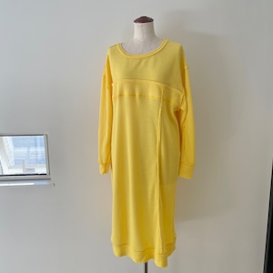 osakentaro\knit dress yellow