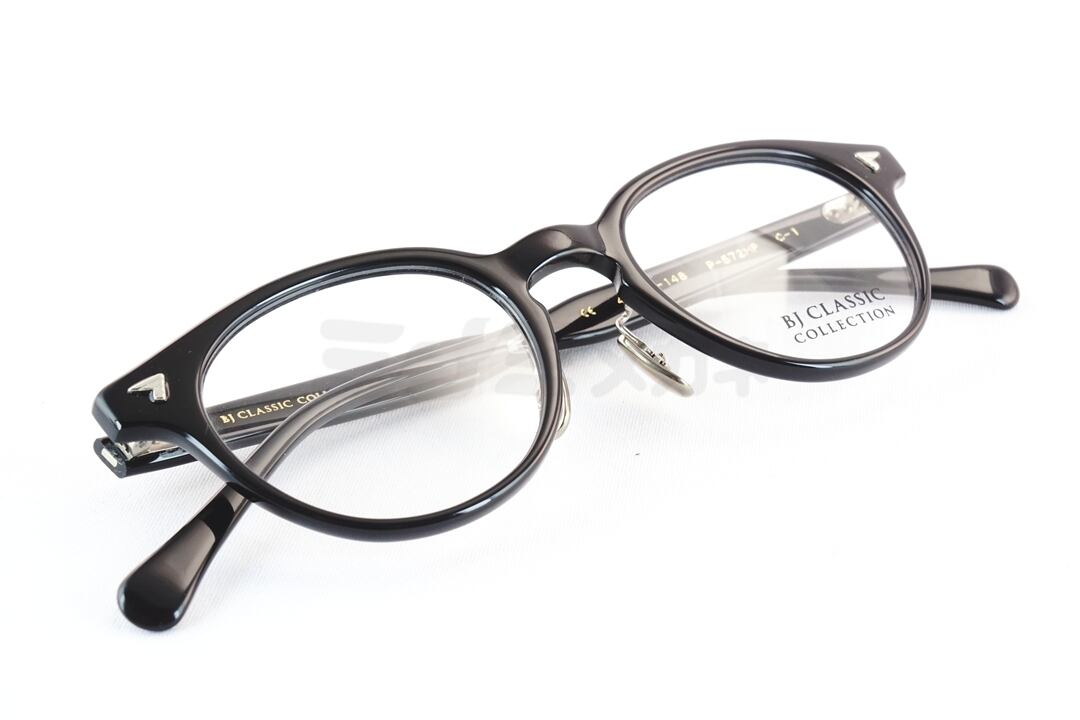 BJ CLASSIC メガネ P-572MP C-1 ボストン チタン 鯖江 日本製 BJ